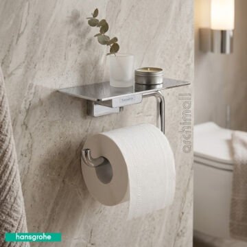 Hansgrohe AddStoris Krom Raflı Tuvalet Kağıtlığı
