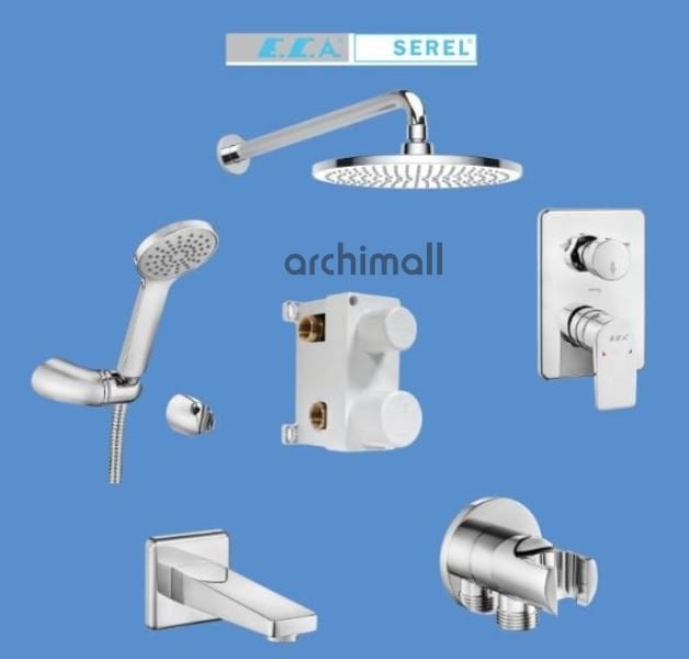 Eca Dalia Ankastre Banyo Batarya Seti