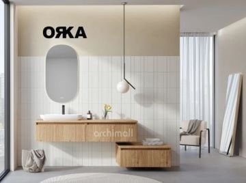Orka Lentia 160 Asma Banyo Dolabı