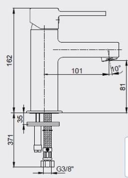 Ar Musluk Moni Lavabo Bataryası