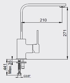 Ar Musluk Moni Evye Bataryası