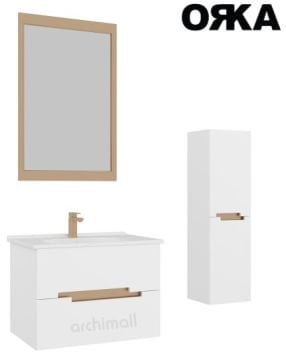 Orka Lodi 80 cm Asma Banyo Dolabı