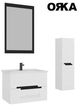 Orka Lodi 80 cm Asma Banyo Dolabı