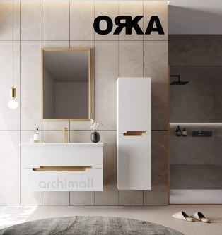 Orka Lodi 100 cm Asma Banyo Dolabı