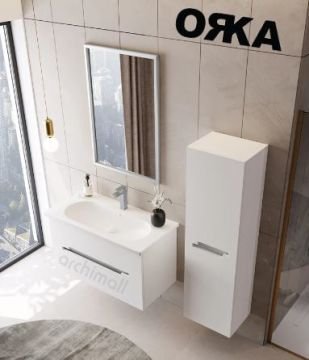 Orka Lodi 100 cm Asma Banyo Dolabı