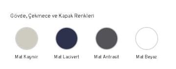 Orka Procida 105 cm Asma Banyo Dolabı