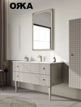 Orka Lipari 100 cm Asma Banyo Dolabı