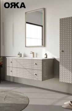 Orka Lipari 100 cm Asma Banyo Dolabı