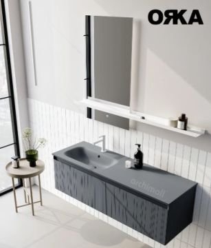 Orka Salina 120 cm Asma Banyo Dolabı