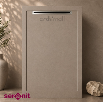 Aquanit 80X120 Slope Arc Vizon Porselen Duş Karosu