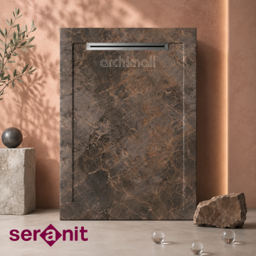 Aquanit 80X120 Slope Gusto Taupe Gri Porselen Duş Karosu