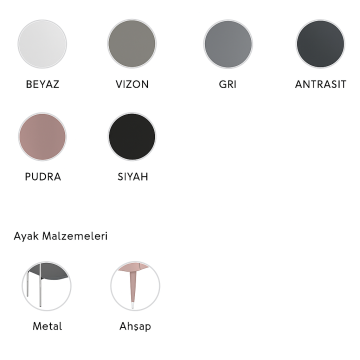 Orka Felice 147 cm Metal Ayaklı Banyo Dolabı