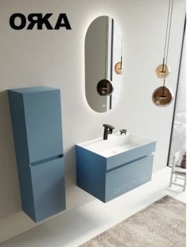 Orka Lusso 80 cm Asma Banyo Dolabı