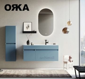 Orka Lusso 120 cm Asma Banyo Dolabı