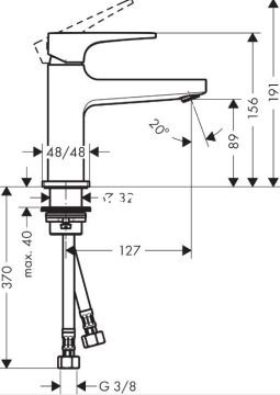 Hansgrohe Metropol 100 Lavabo Bataryası
