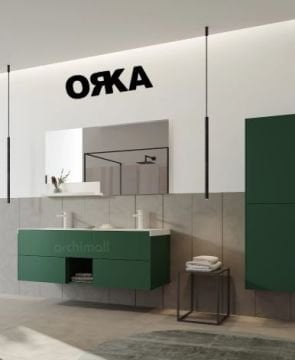 Orka Milano 140 cm Asma Banyo Dolabı