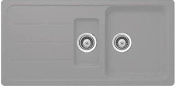 Ukinox Margareta D150 L Croma Gri Renk Granit Evye