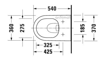 Duravit D-Neo Rimless Asma Klozet Seti