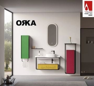 Orka Noto 80 Asma Banyo Dolabı