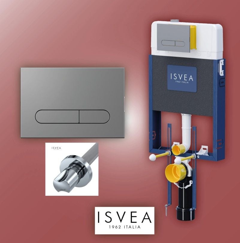 İsvea Durezza Gömme Rezervuar Seti