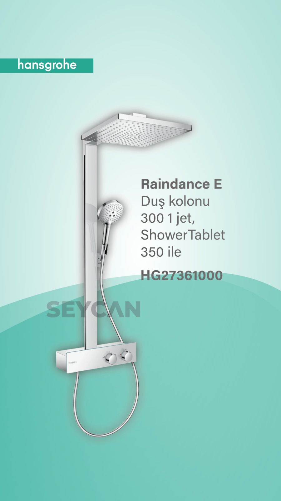 Hansgrohe Raindance E 300 Duş Kolonu