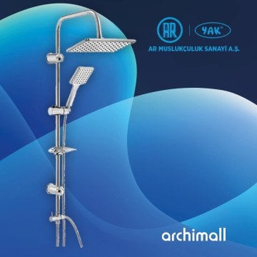 Ar Musluk Lucia Krom Duş Kolonu