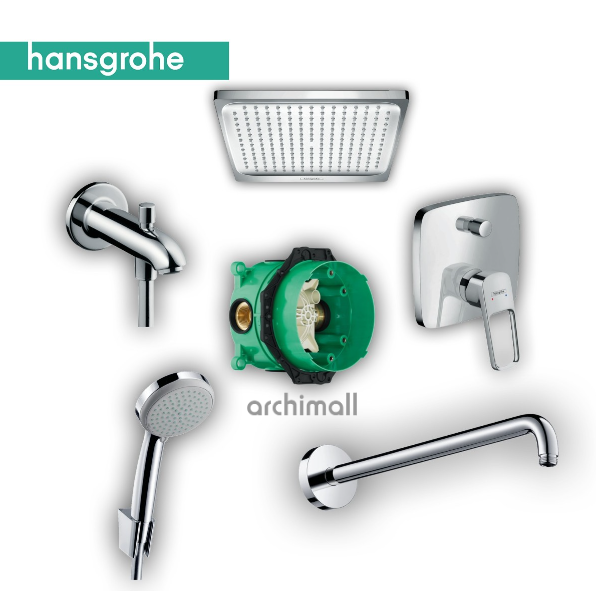 Hansgrohe Logis Loop Ankastre Banyo Batarya Seti
