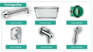 Hansgrohe Logis Loop Ankastre Banyo Batarya Seti