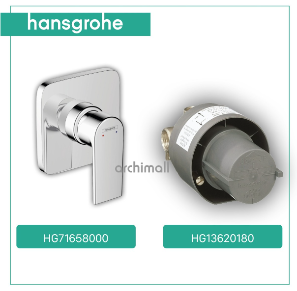 Hansgrohe Vernis Shape Klozet Bataryası Sıcak-Soğuk