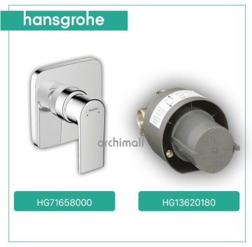 Hansgrohe Vernis Shape Klozet Bataryası Sıcak-Soğuk