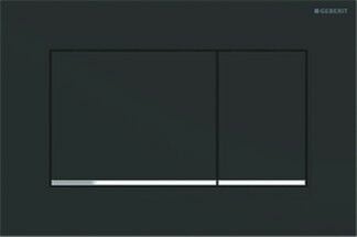 Geberit Sigma 30 Kumanda Kapağı Mat Siyah-Parlak-Mat Siyah