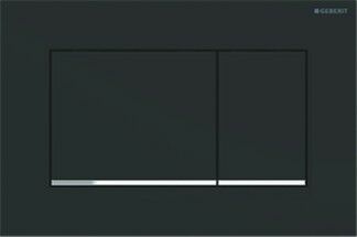 Geberit Sigma 30 Kumanda Kapağı Mat Siyah-Parlak-Mat Siyah