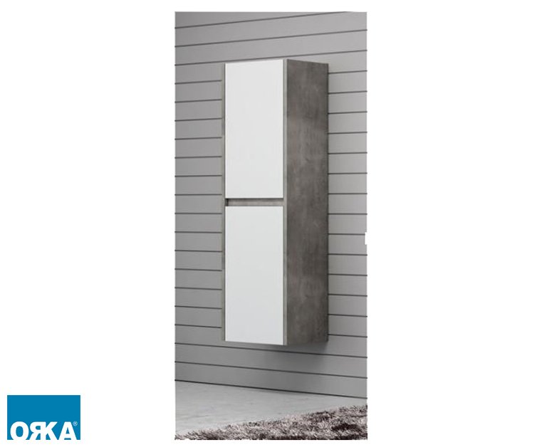 Orka Aydos Boy Dolabı Retro Gümüş DEMONTE