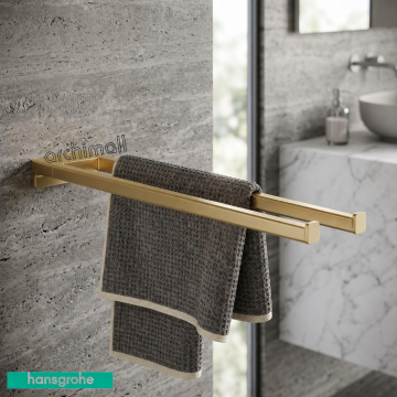 Hansgrohe AddStoris Bronz İkili Havluluk