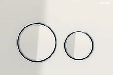 Geberit Sigma21 Kumanda Kapağı Kum Grisi Cam-Krom