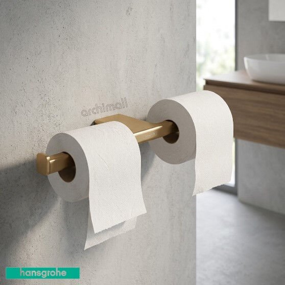 Hansgrohe AddStoris Bronz İkili Tuvalet Kağıtlığı