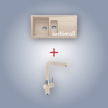 Franke BFG 651 Basis Avena Granit Evye Seti