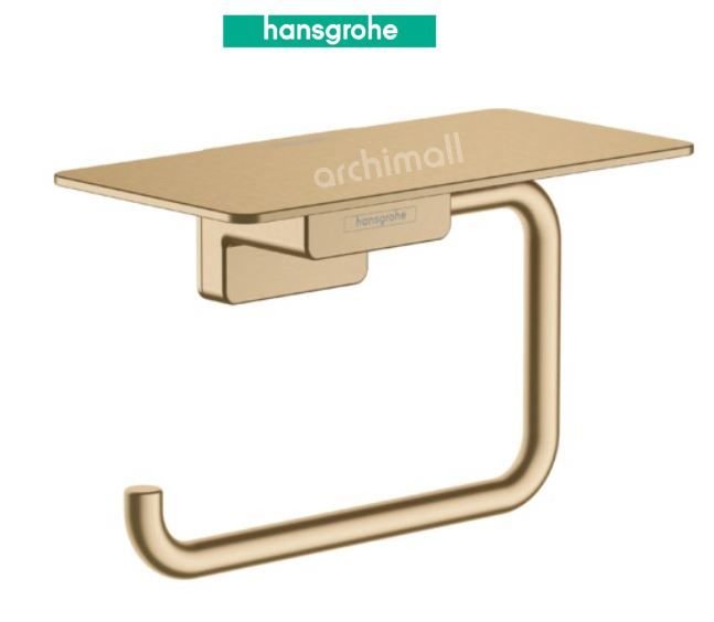 Hansgrohe AddStoris Bronz Raflı Tuvalet Kağıtlığı