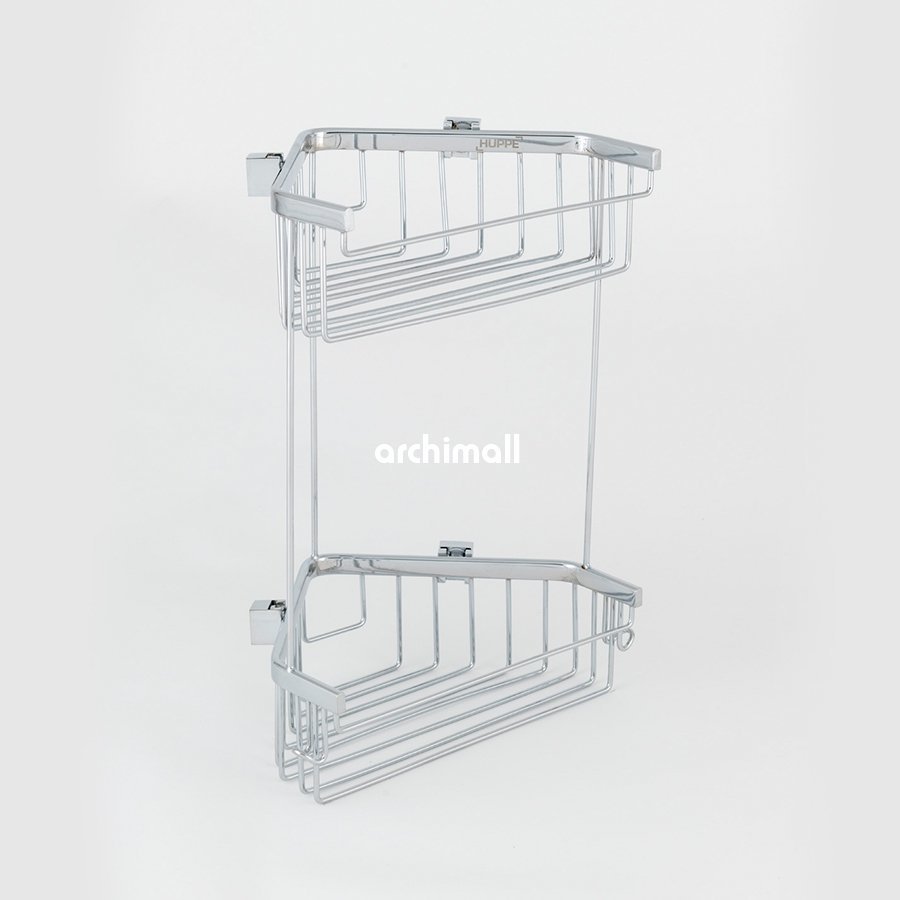 Hüppe Trendy İkili Köşe Şampuanlık Parlak Gümüş