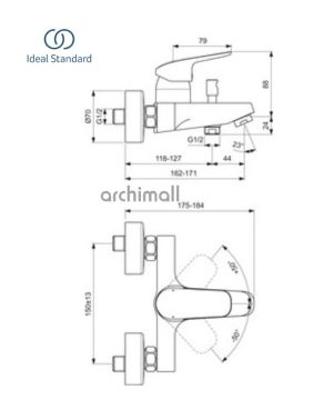 İdeal Standard Ceraflex Banyo Bataryası