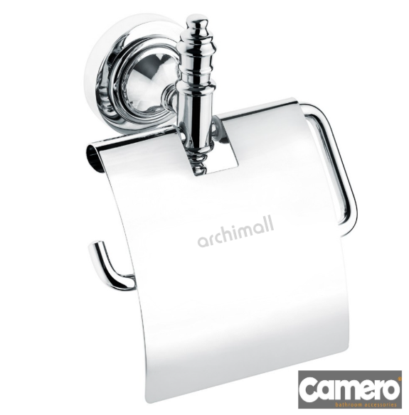 Camero Efes Kapaklı Tuvalet Kağıtlığı Krom