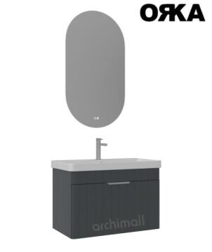 Orka Procida 85 cm Asma Banyo Dolabı