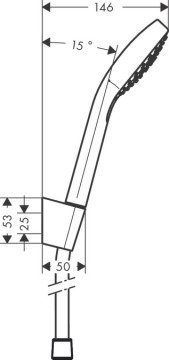 Hansgrohe Croma Select E Vario Duş Seti 160 cm
