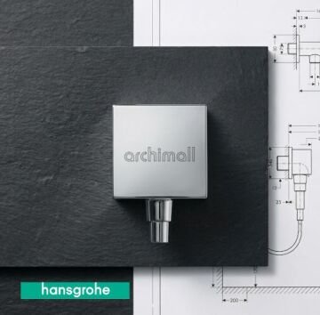 Hansgrohe Fixfit S Square Gönye Çıkış Çekvalflı