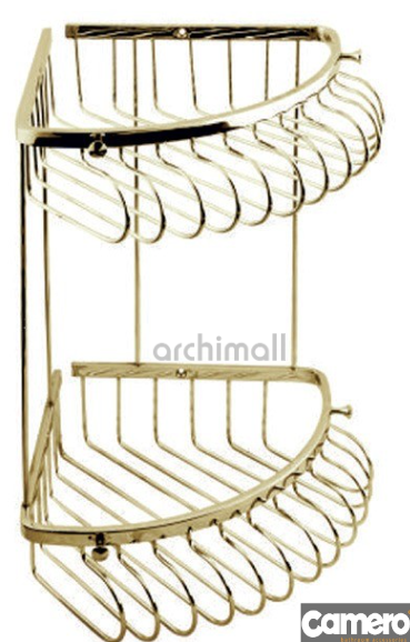 Camero 20x20 Dekoratif İkili Süngerlik Gold