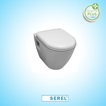 Serel Smart 48 cm Asma Klozet + Irmak PP Soft Klozet Kapak