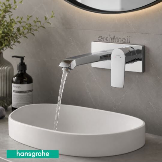 Hansgrohe Metris Ankastre Duvara Monte Lavabo Bataryası