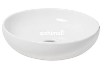 Nunki 44cm Tezgah Üstü Lavabo Mat Beyaz