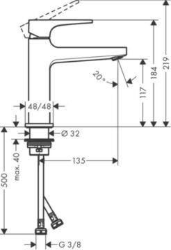 Hansgrohe Metropol 110 Lavabo Bataryası