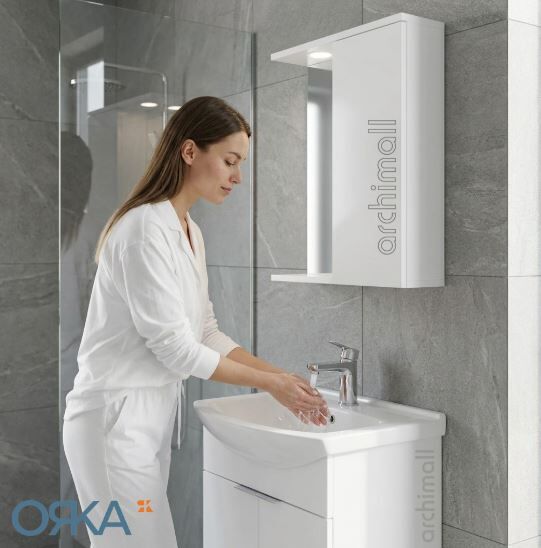 Orka Purus 55 cm Ayaklı Banyo Dolabı
